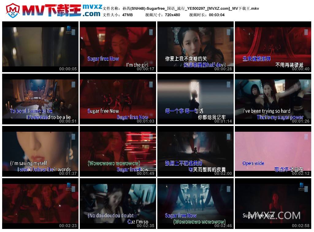 孙芮(SNH48)-Sugarfree_国语_流行_YE500297